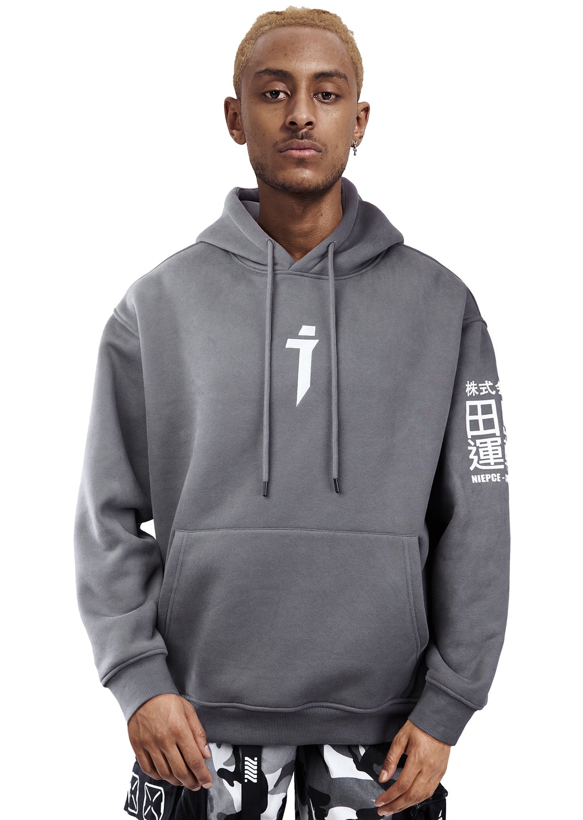 MHH1 Grey Niepce Cyber01 Hoodie