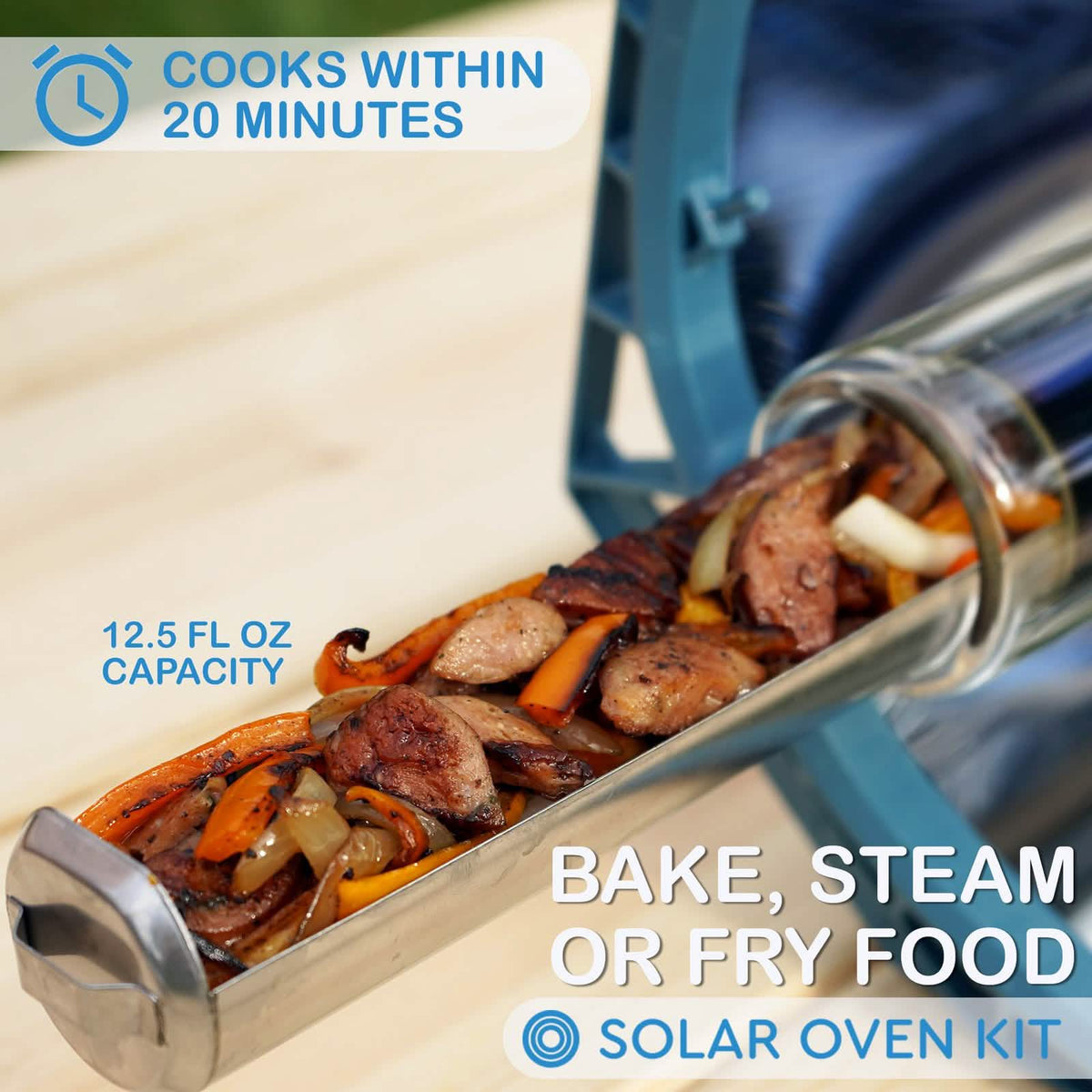 GoSun Portable Solar Oven Kit Cooks within 20 Minutes up to 550ºF