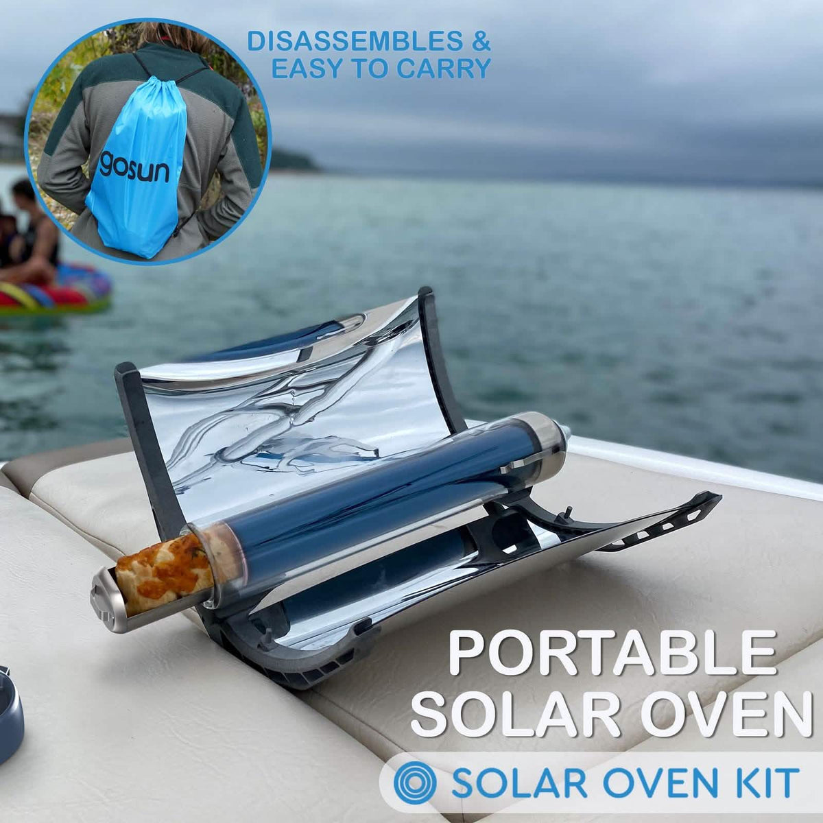 GoSun Portable Solar Oven Kit Cooks within 20 Minutes up to 550ºF