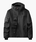 IBJ514 Black Techwear Functional Jacket