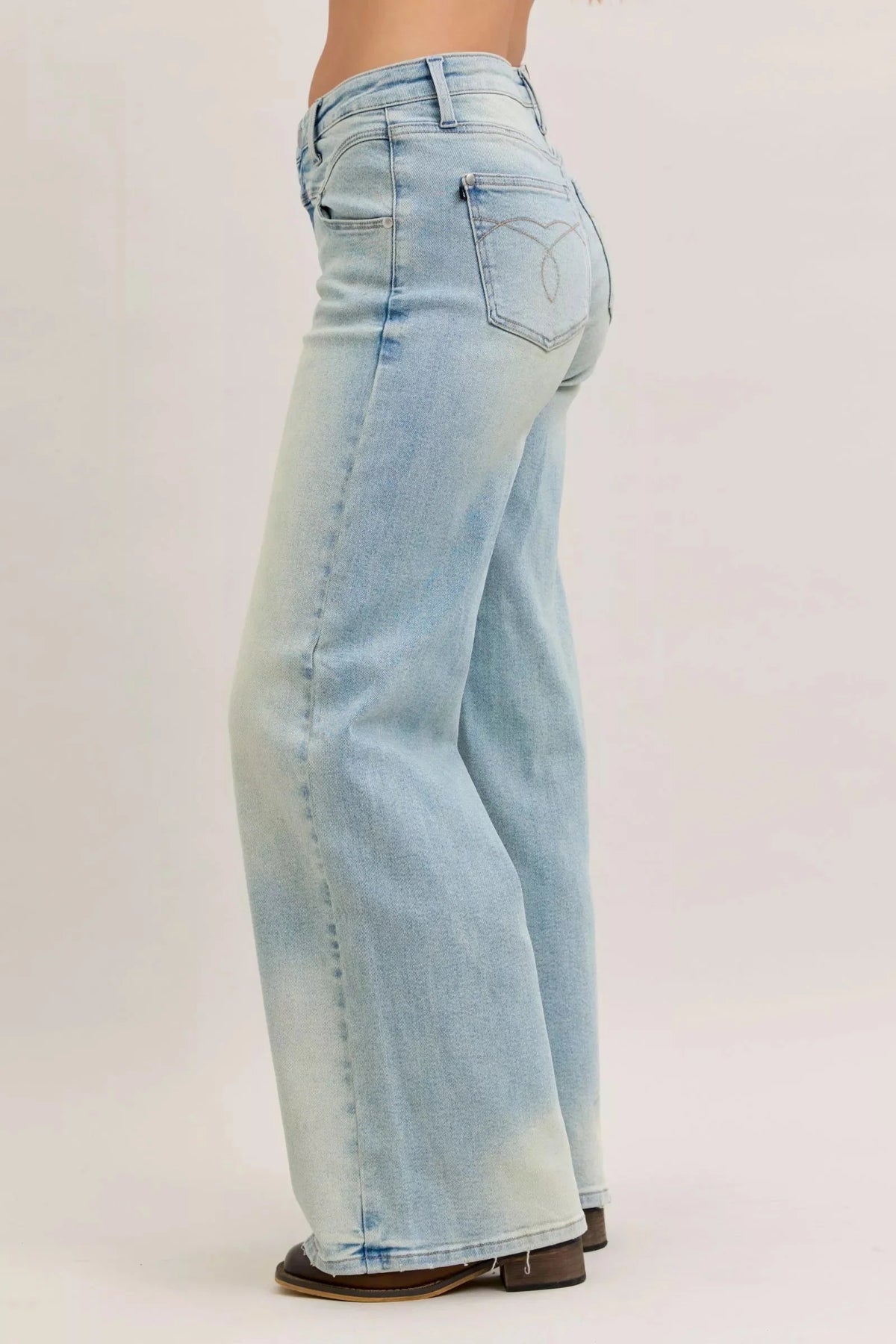 Judy Blue High Waist Column Straight Jeans