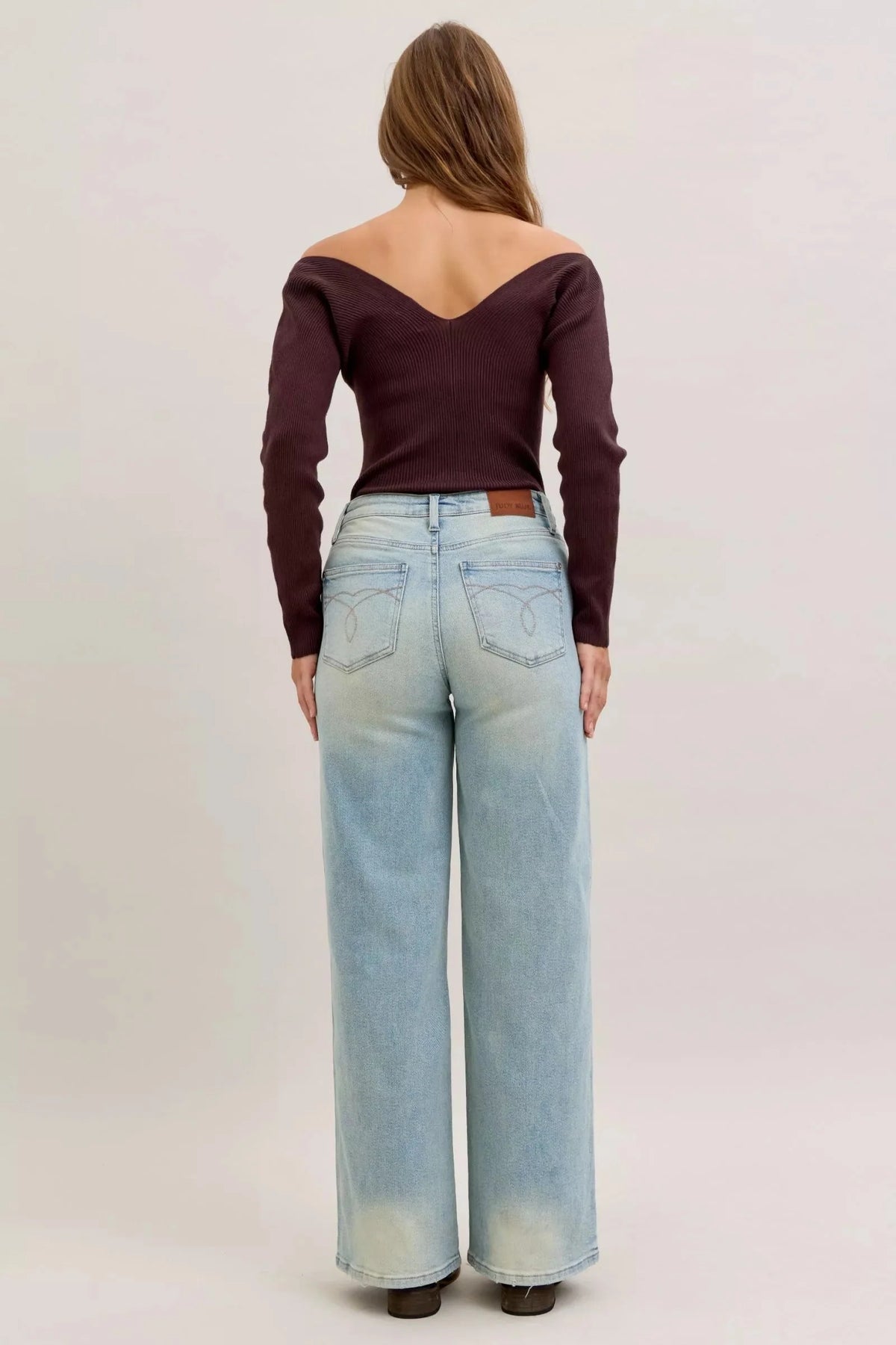Judy Blue High Waist Column Straight Jeans