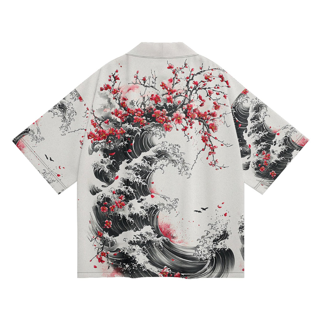 K29 Blossom Waves Kimono