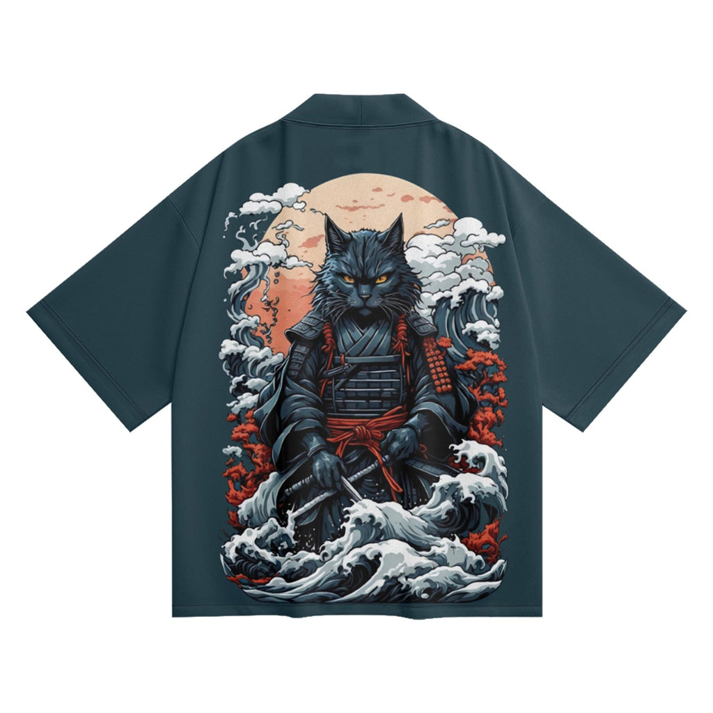 K31 Samurai Cat Kimono