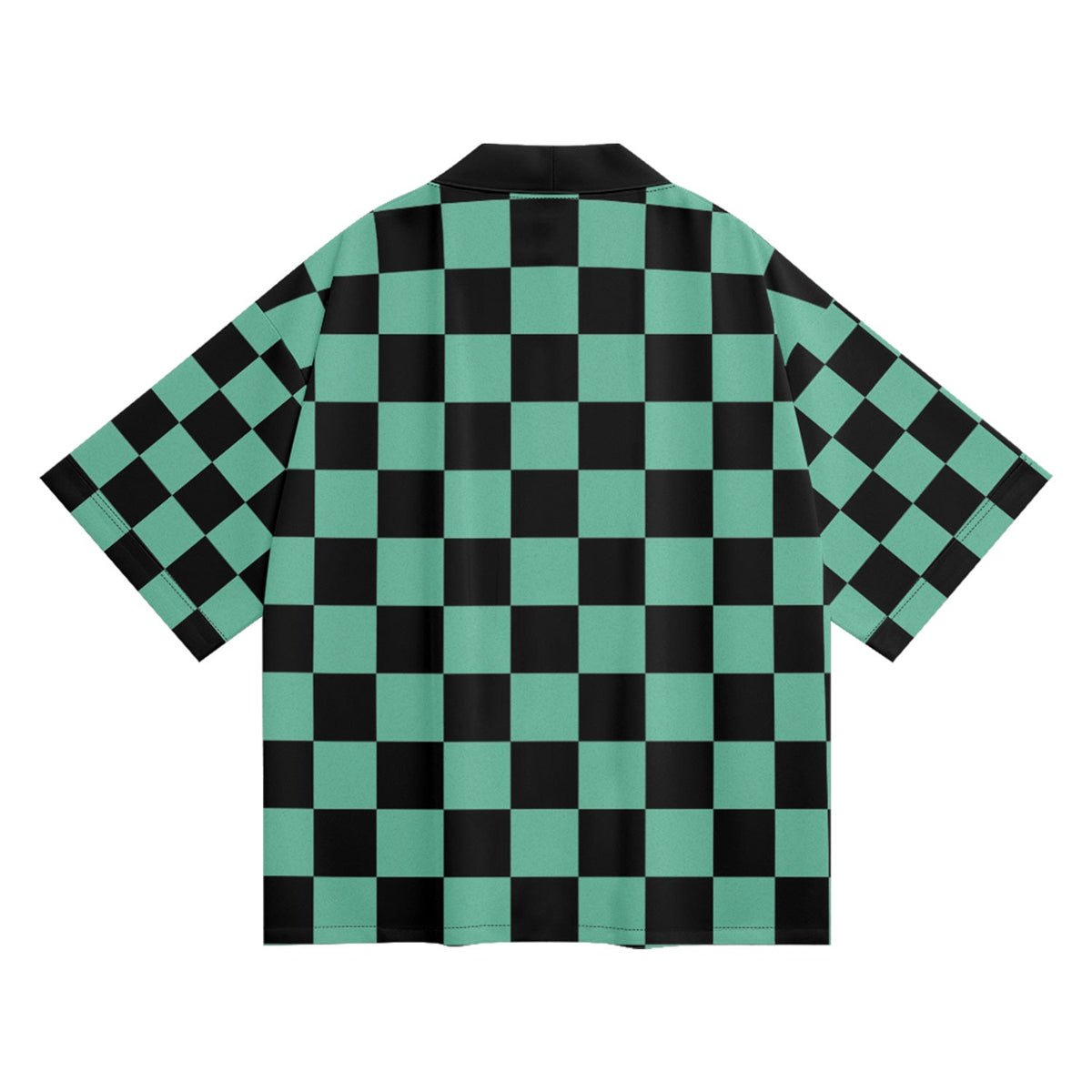 K33 Green Checker Kimono