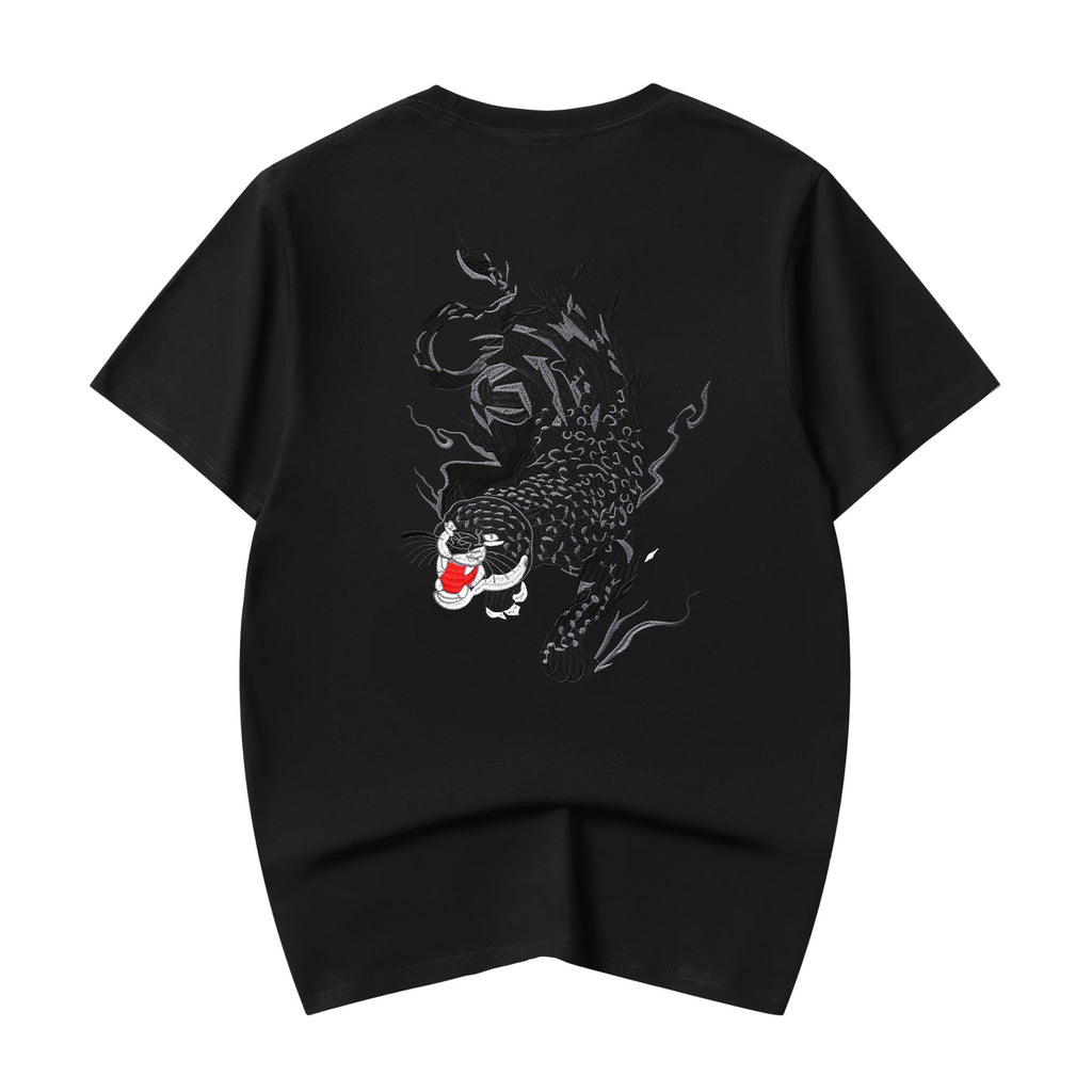 KH802 Raging Panther Embroidery Tee