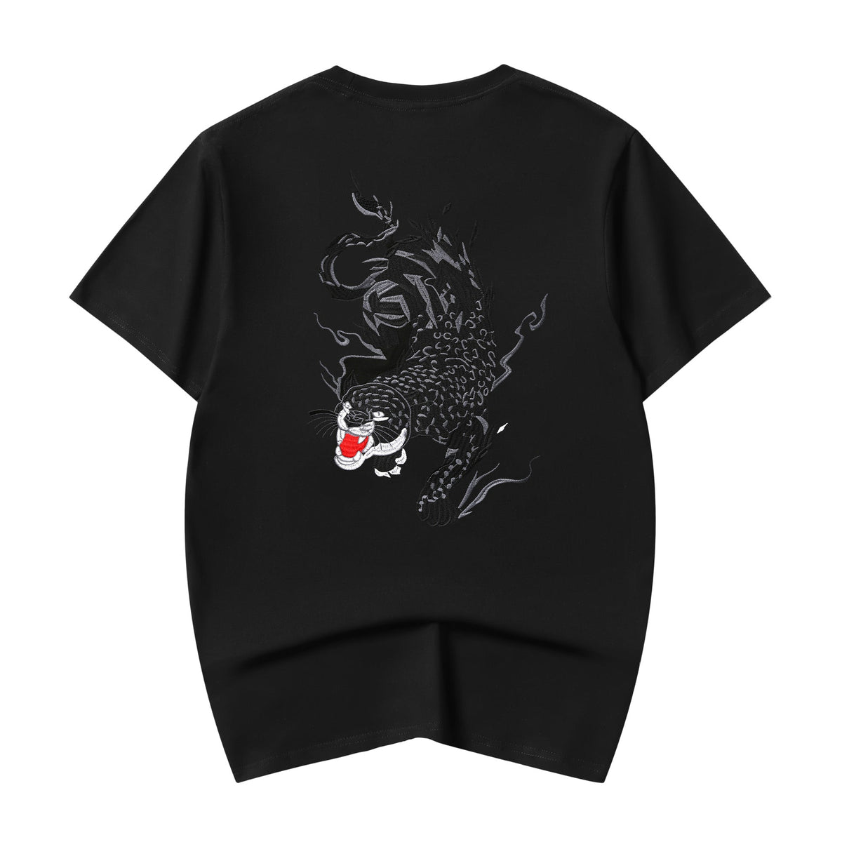 KH802 Raging Panther Embroidery Tee