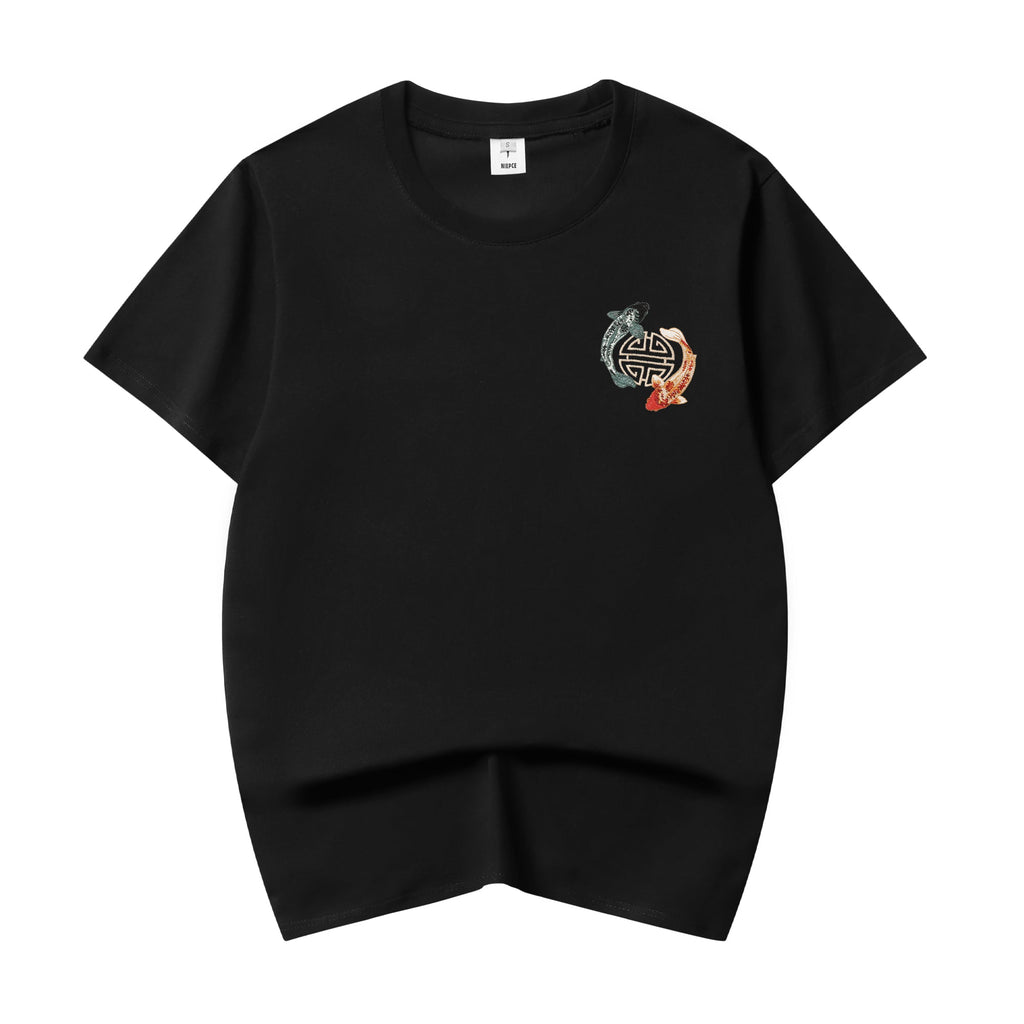 KH880 Koi Embroidery Tee