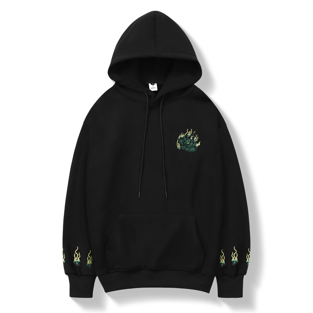 KH9007 Emerald Kirin Embroidery Hoodie