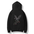 KH9011 Striking Phoenix Embroidery Hoodie