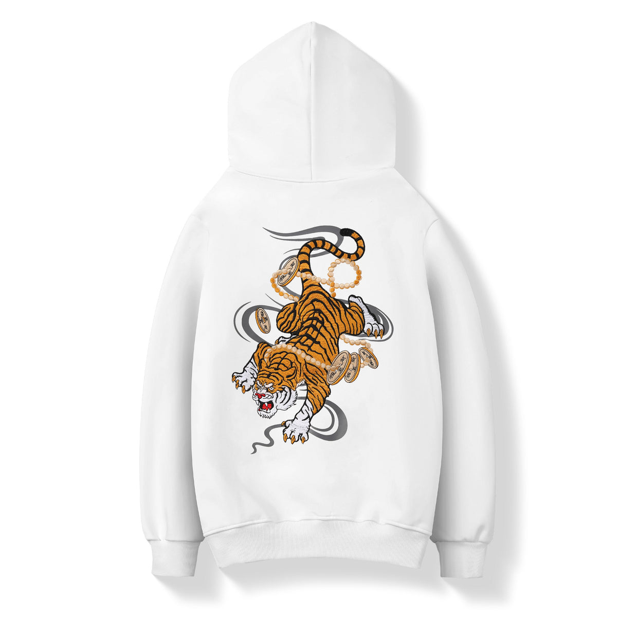 KH9017 Rich Tiger Embroidery Hoodie