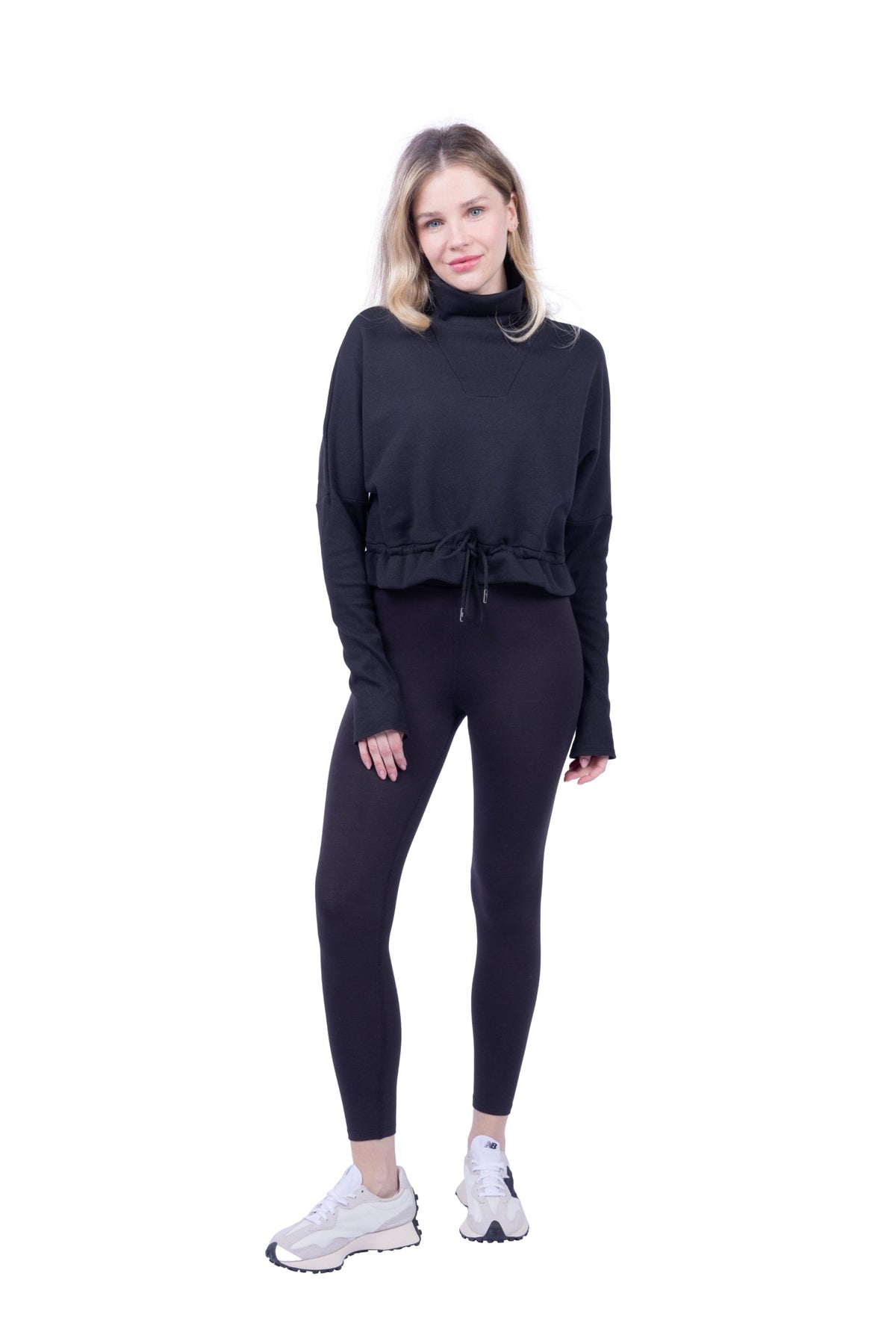 Britney Organic Cotton Roll-Neck Sweatshirt