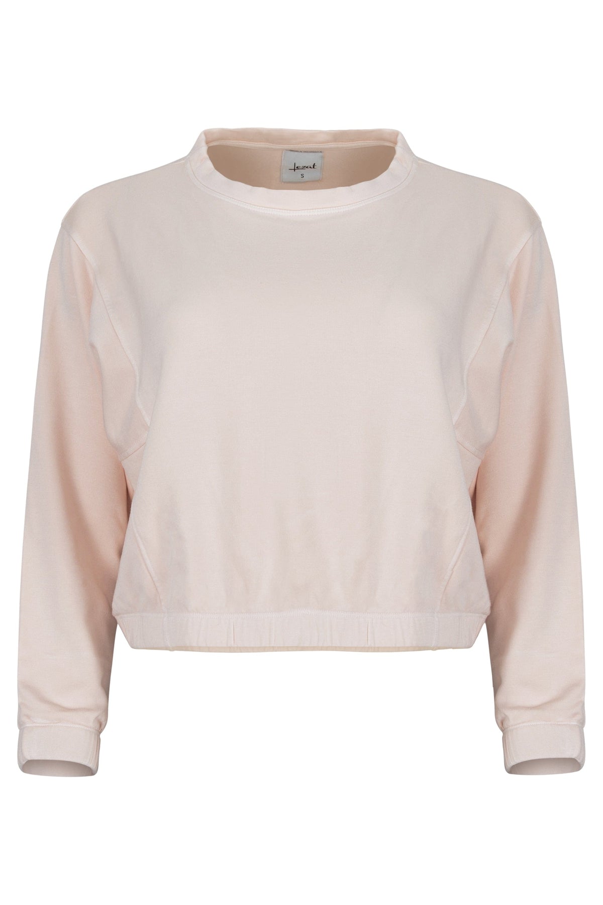 Ivy Boxy Cropped Modal Pullover - Rose Quartz