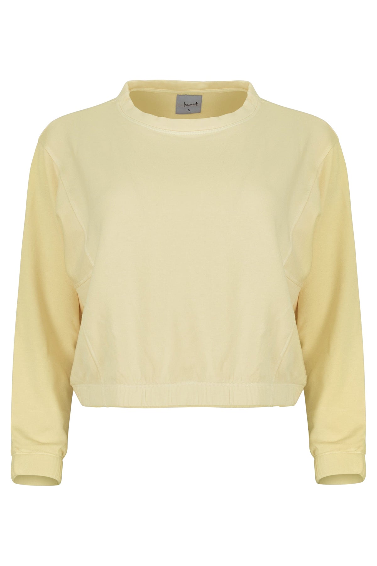 Ivy Boxy Cropped Modal Pullover - Sunny