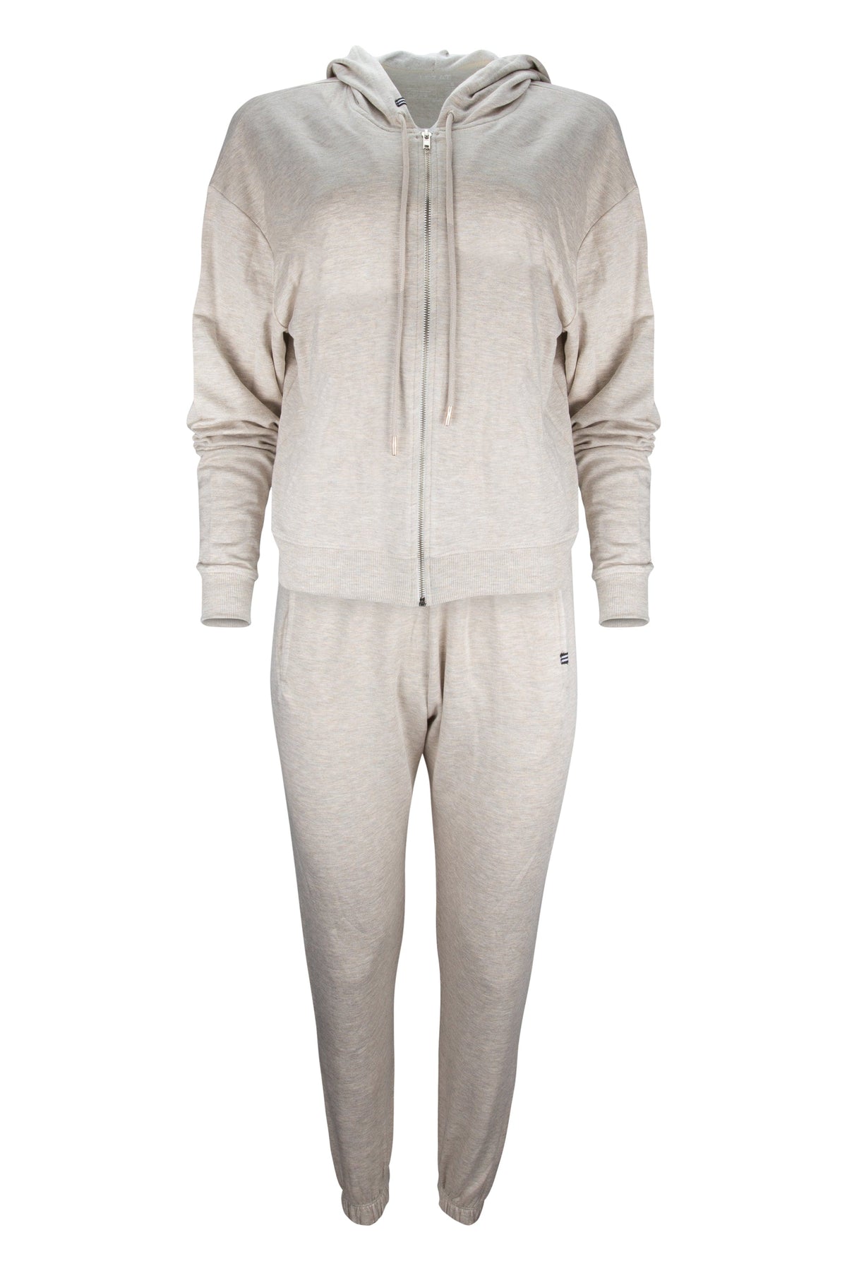 Mollie Modal Cozy Hooded Zip Pullover