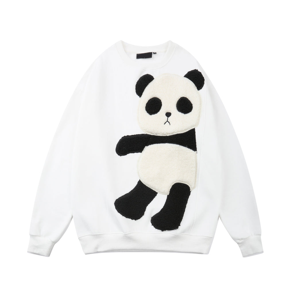 MAR1081 Furry Panda Crewneck