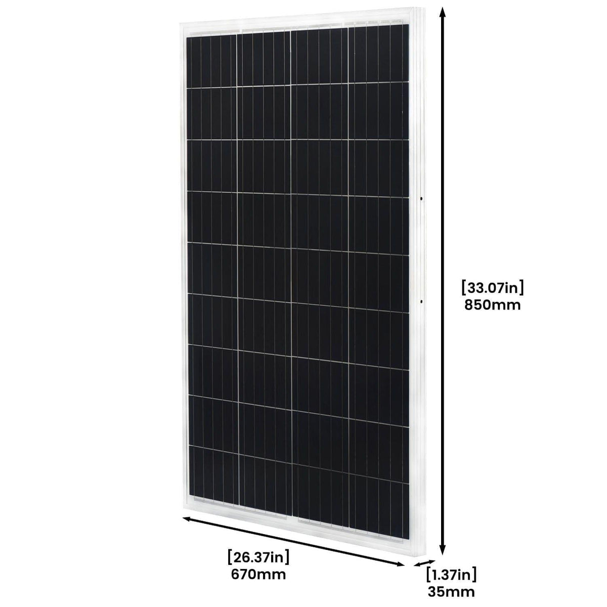 100W Rigid Solar Panels