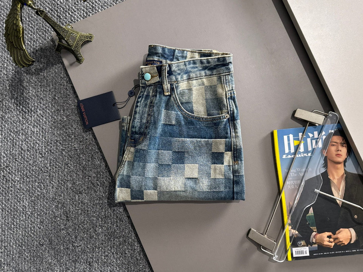 LV Denim Shorts