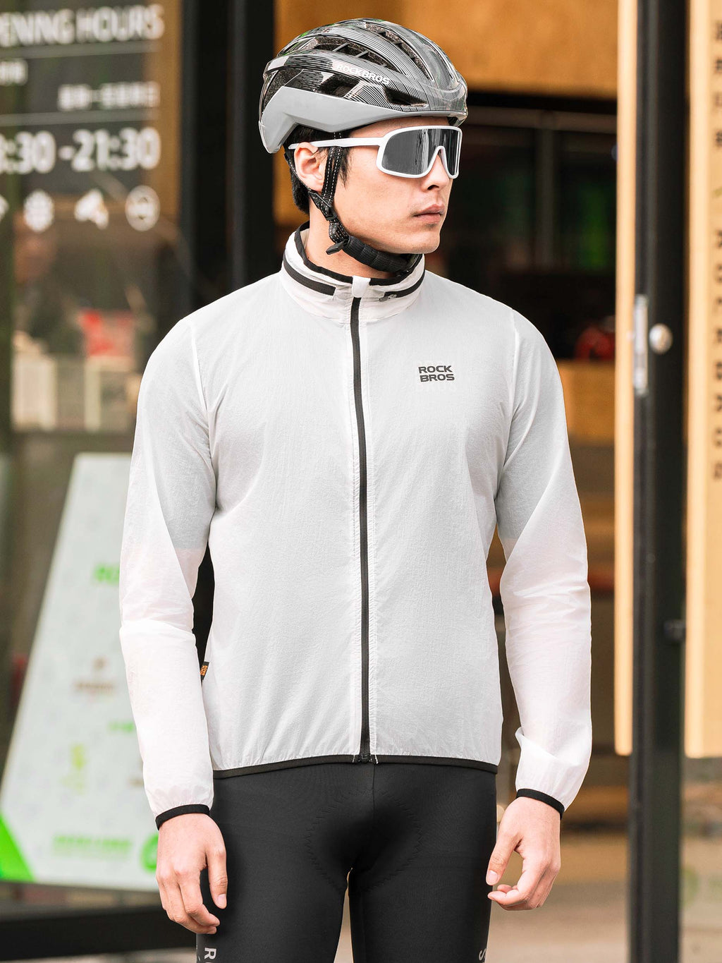 Unisex Solar-Powered Glow Cycling Jacket