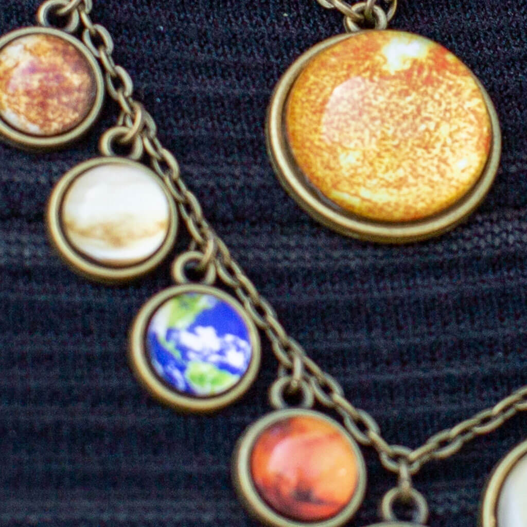 Solar System Necklace
