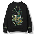 SW9007 Emerald Kirin Embroidery Sweater