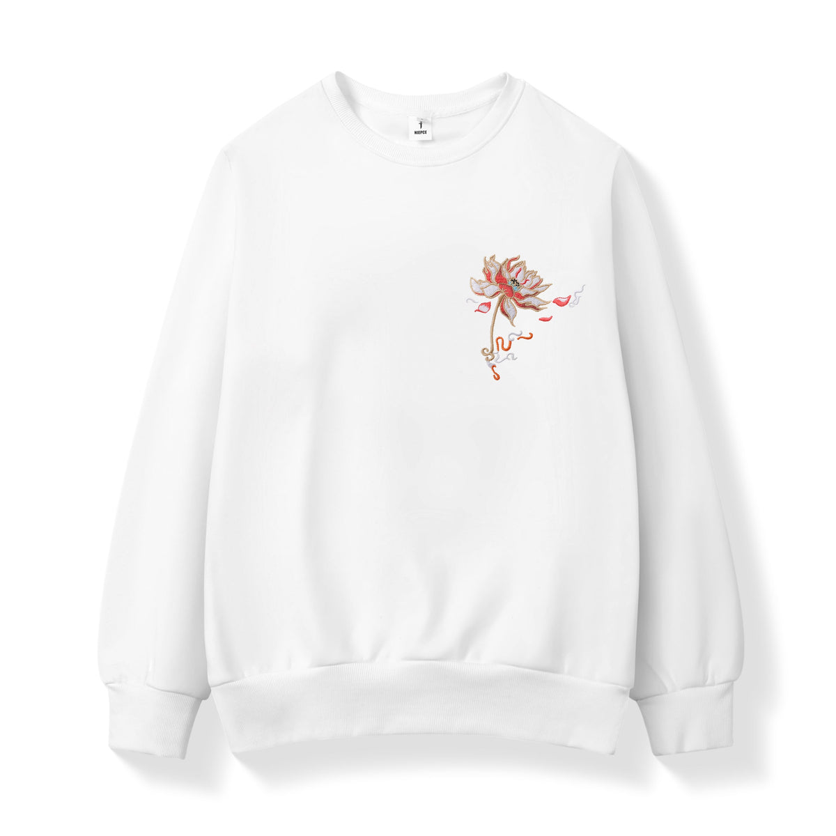 SW9010 Blue Phoenix Embroidery Sweater