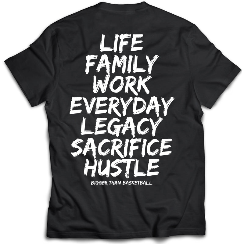 Basketball is Life - T-Shirt - Black
